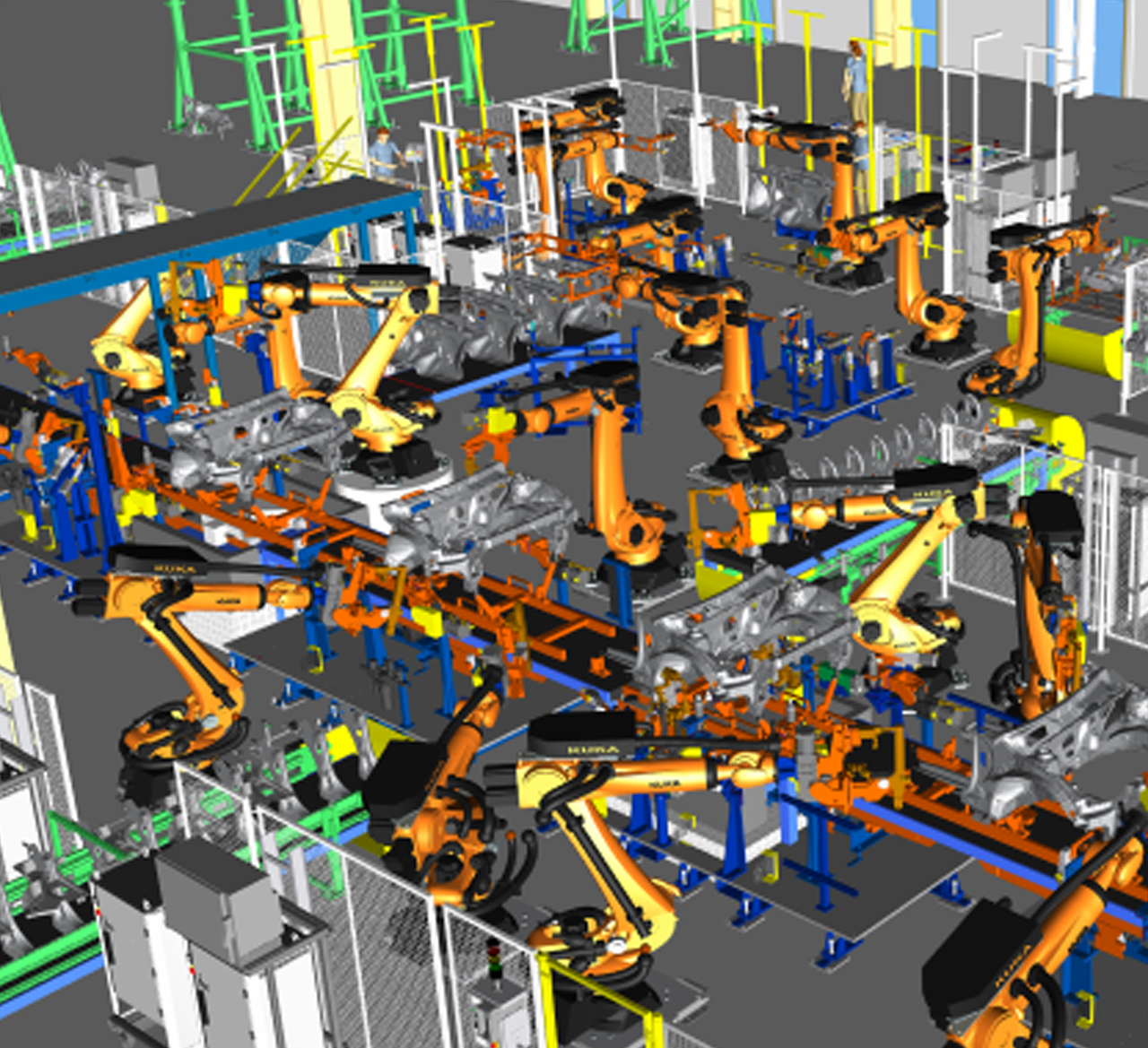 Digital Twin Concepts in Manufacturing and Tecnomatix Plant Simulation